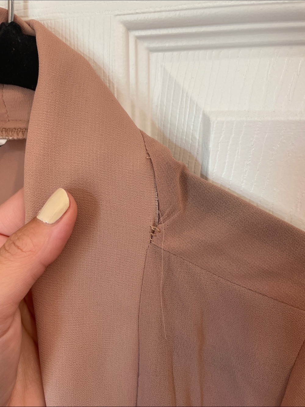 Sheer Long Robe - Blush - Picture 4 of 4